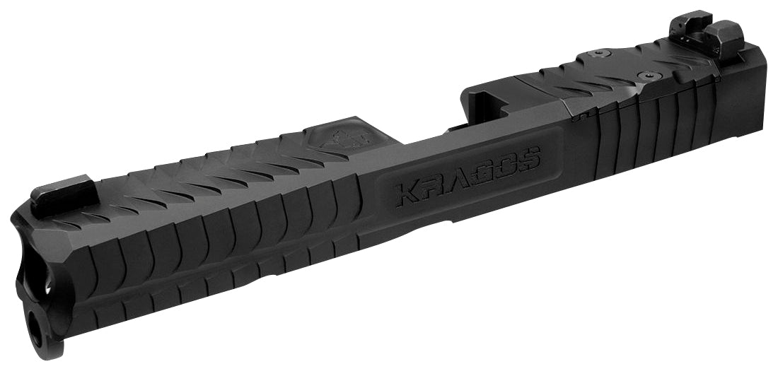 CMC Triggers Kragos SLD173GRMR Slide for Glock 17 Gen3 with RMR Cut Black DLC Finish