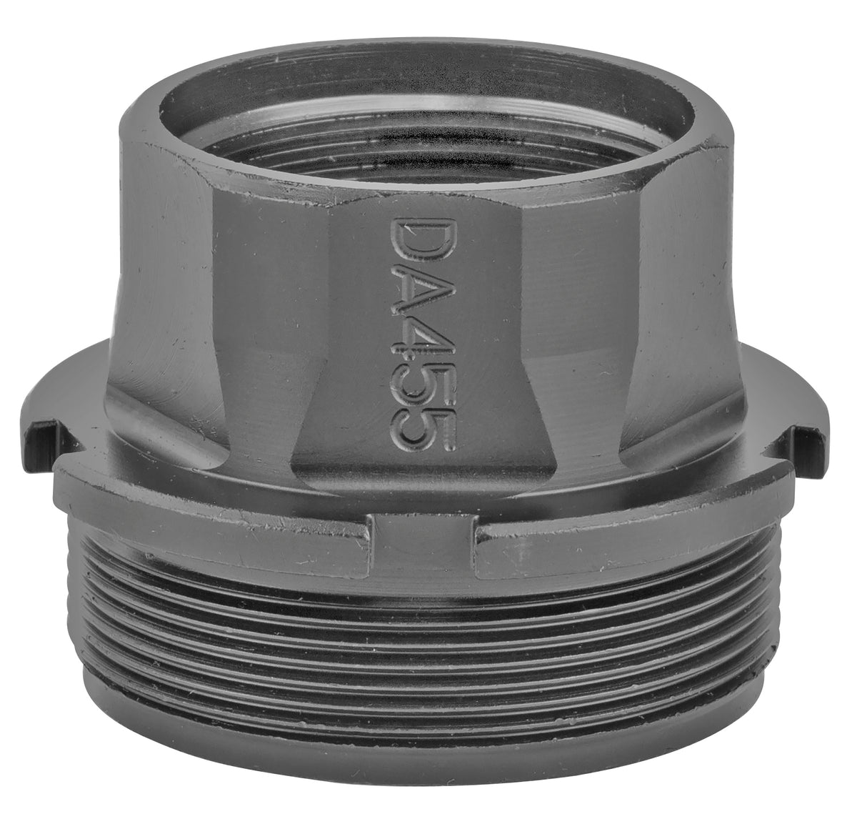 Dead Air DA455 Xeno Mounting Adapter 4140 Steel Black Nitride for Nomad and Compatible Silencers