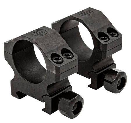 Sig Sauer SOA10023 Alpha 1 Matte Black 35mm Medium Hunting Rings 0 MOA