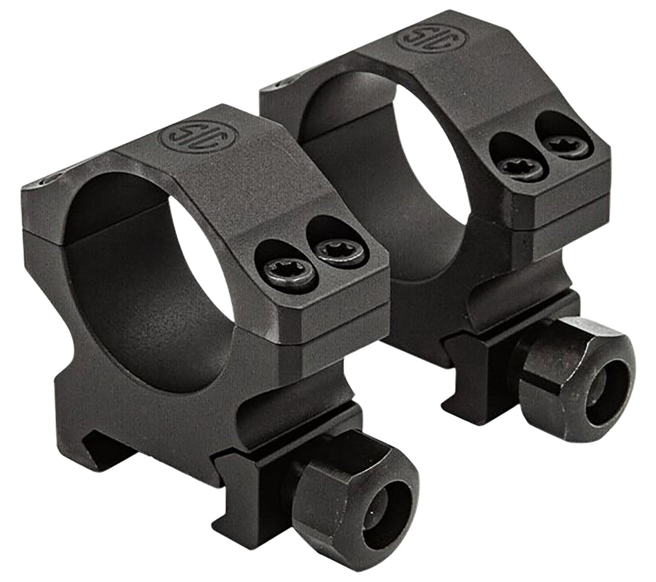 Sig Sauer Electro-Optics Alpha 1 Rings 35mm High Profile Matte Black 0 MOA