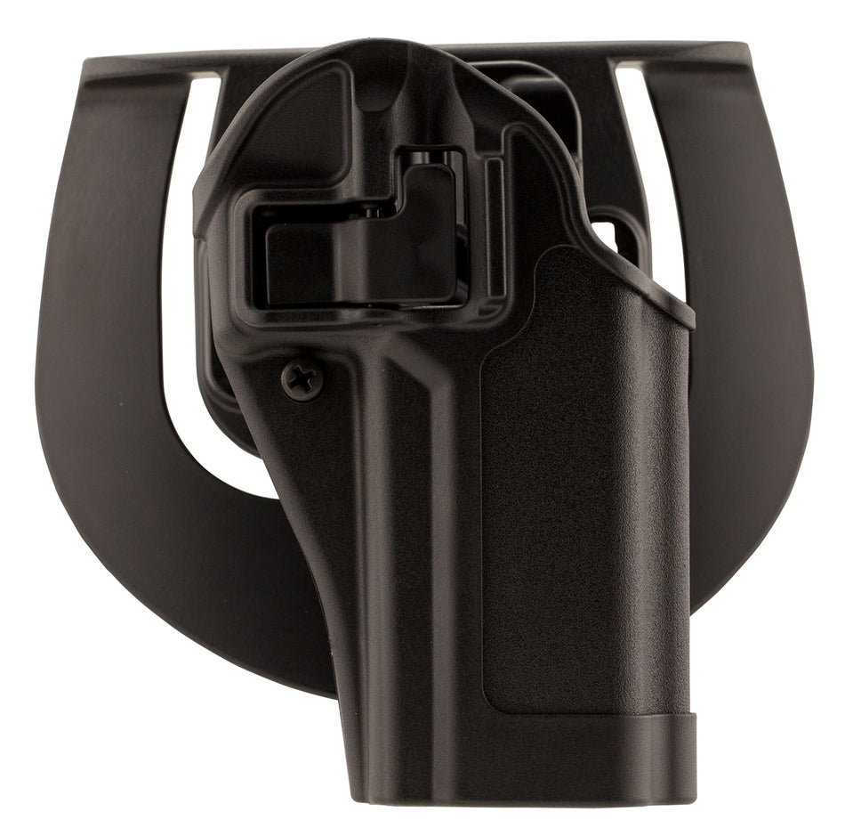 Blackhawk 410561BKR Serpa CQC Outside Waistband Holster Matte Black Polymer for Sig P250/P320 Right Hand