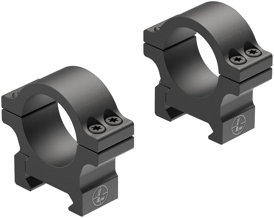 Leupold 180943 Open Range 1" Low Scope Rings Matte Black Aluminum Cross-Slot
