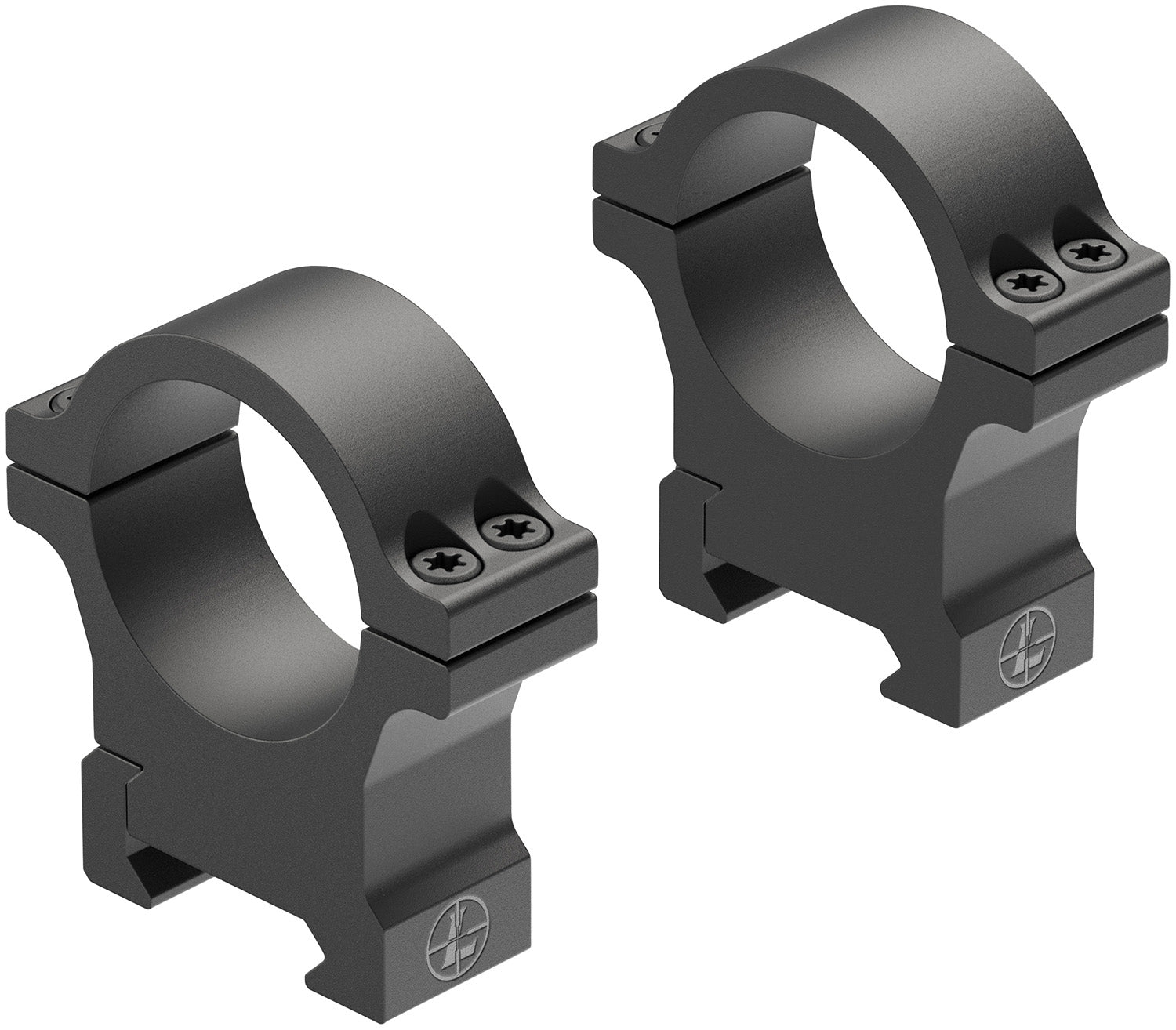 Leupold 180948 Open Range 30mm High Scope Rings Matte Black Aluminum Cross-Slot