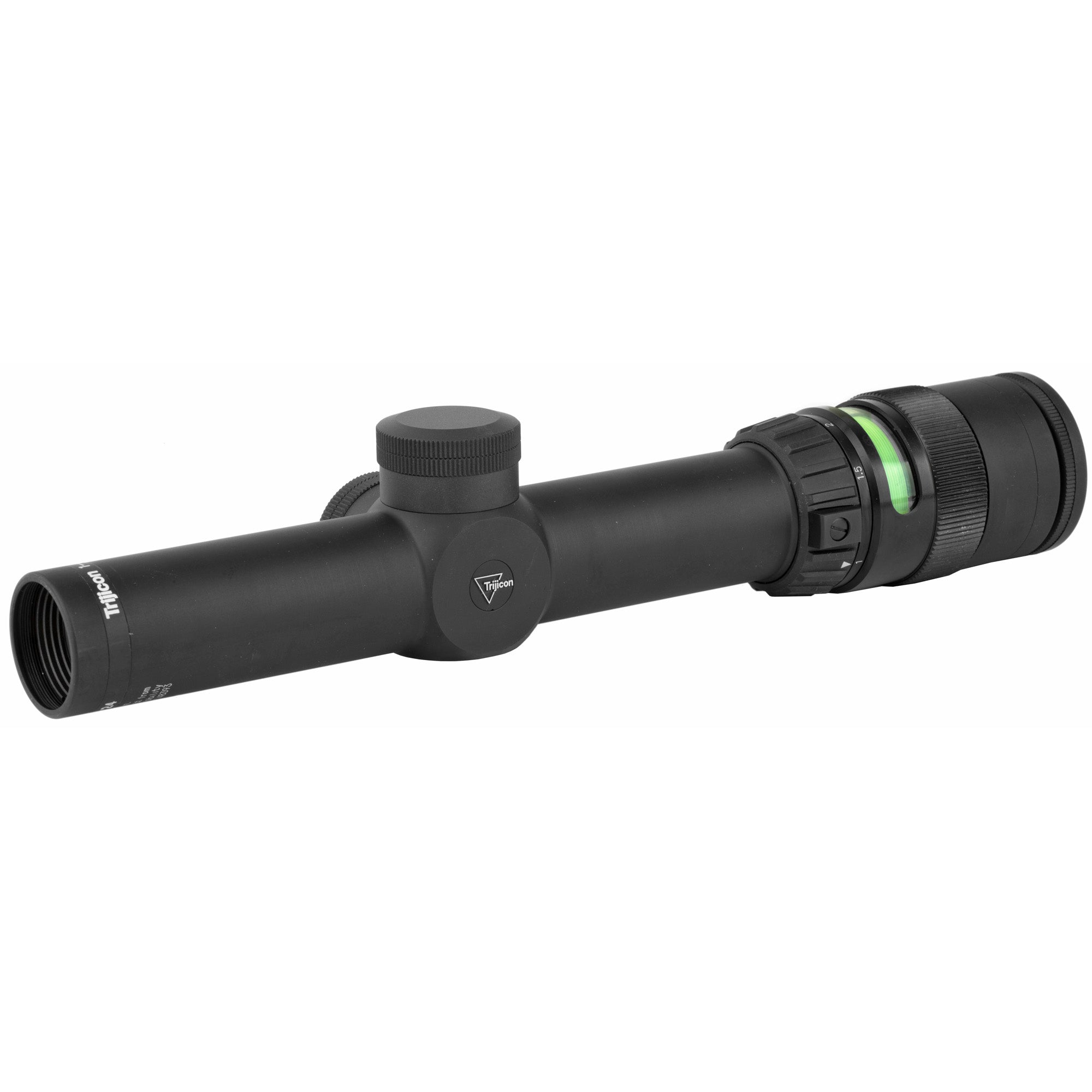 Trijicon AccuPoint 1-4x24mm Green BAC Triangle Post Reticle Rifle Scope