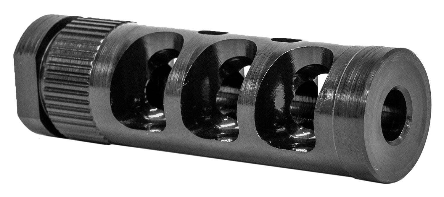 GrovTec G-Comp GTHM316 308 Cal Muzzle Compensator 5/8-24 Threads Black Nitride Steel