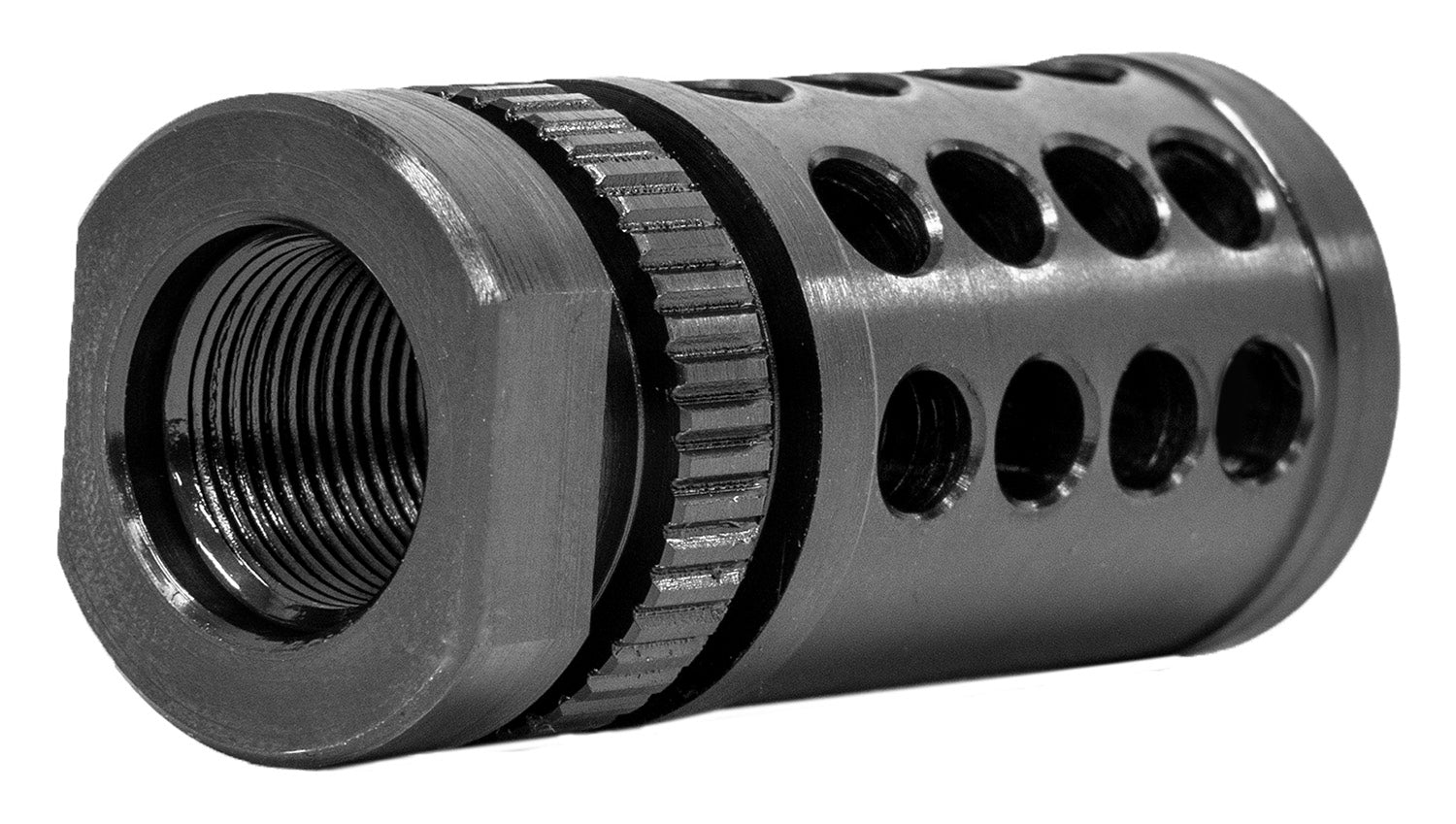 GrovTec US GTHM317 G-Nite Flash Suppressor .223 Cal 1/2"-28 tpi Black Nitride Steel