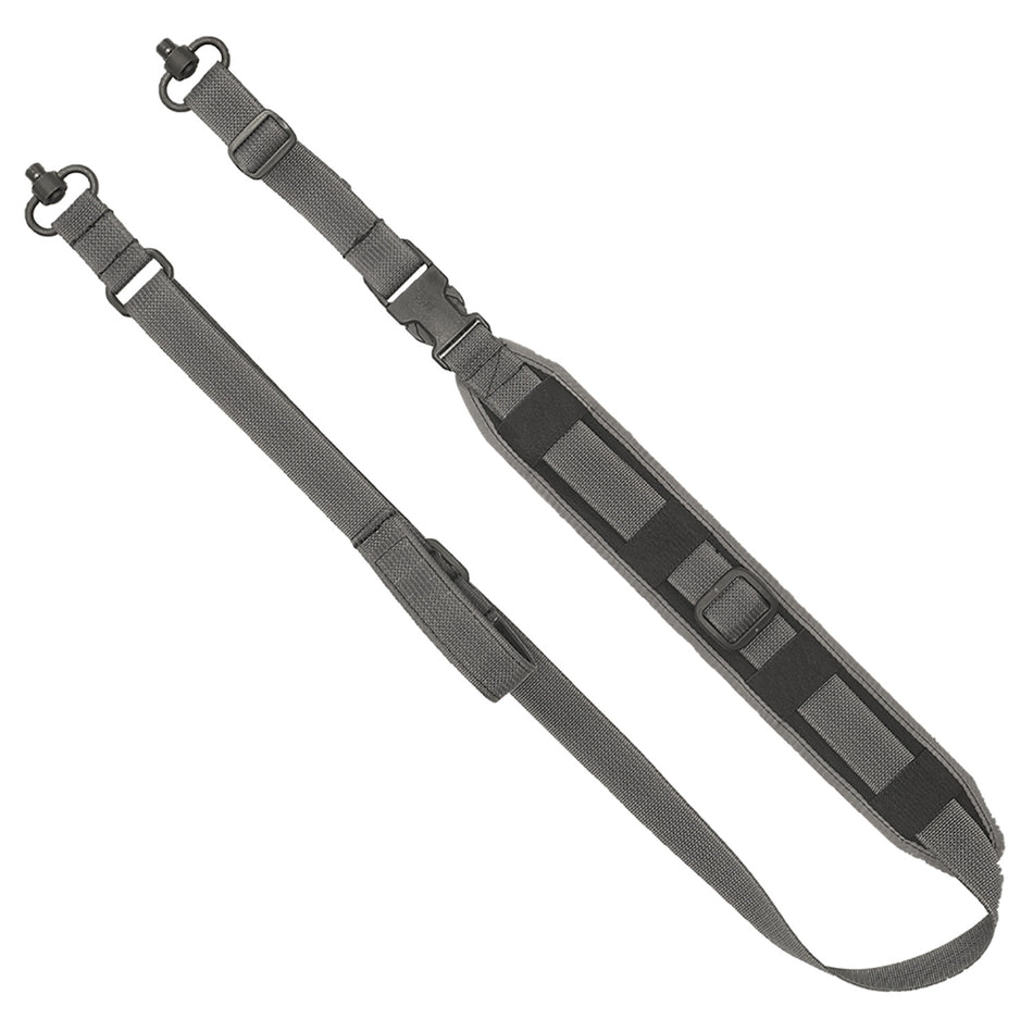GrovTec GTSL128 Wolf Gray QS 2-Point Sentinel Adjustable Rifle Shotgun Sling