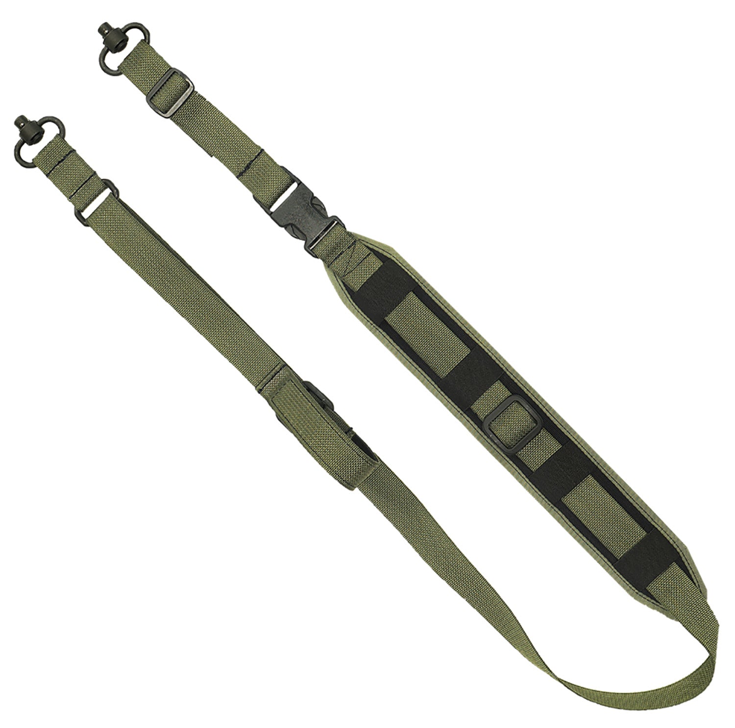 GrovTec QS 2-Point Sentinel Sling OD Green Adjustable for Rifle/Shotgun