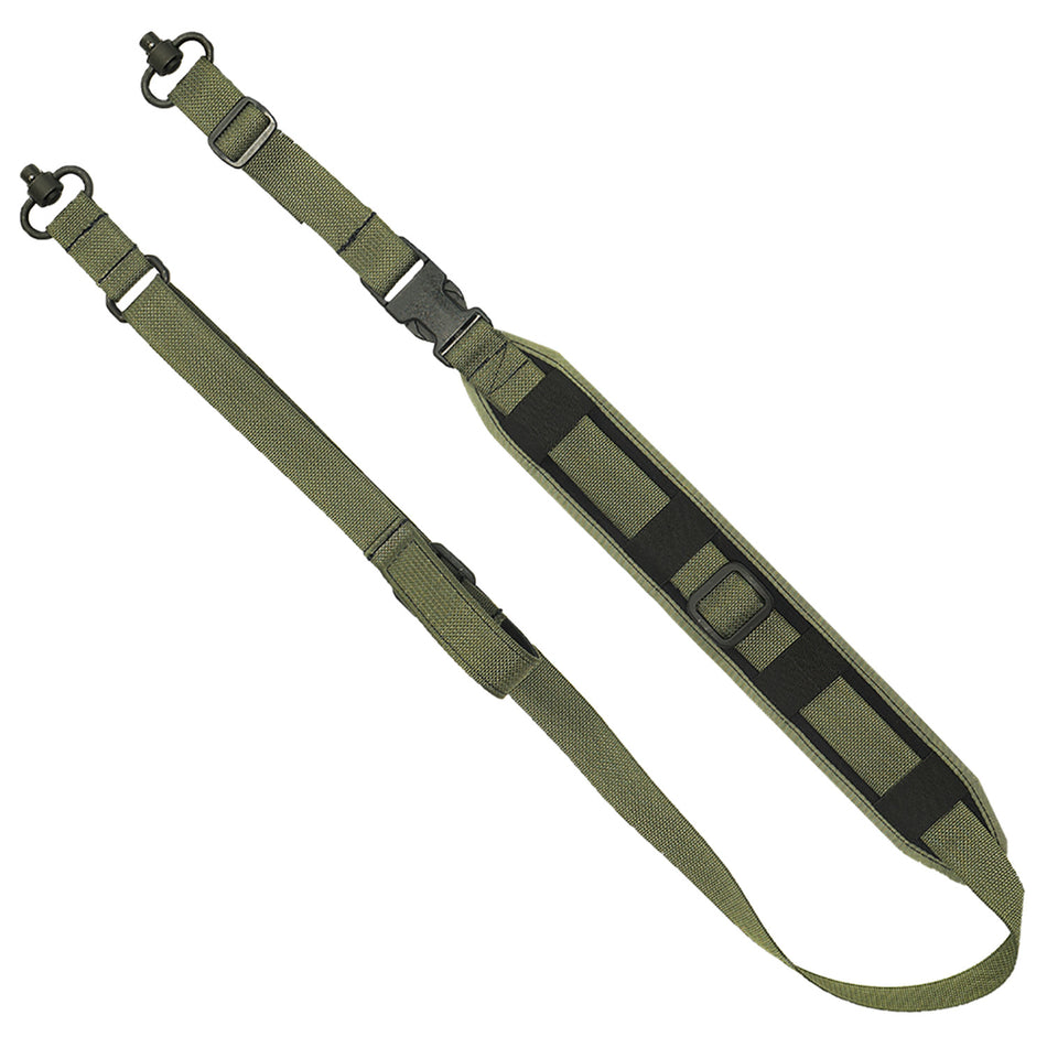 GrovTec QS 2-Point Sentinel Sling OD Green Adjustable for Rifle/Shotgun