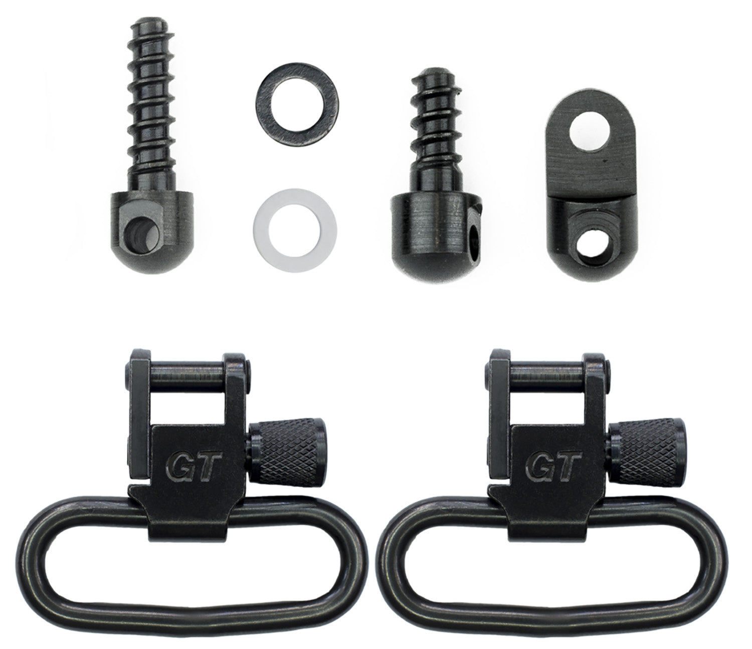 GrovTec GTSW313 Ruger 10/22 1.25" Black Phosphate Locking Swivel Set