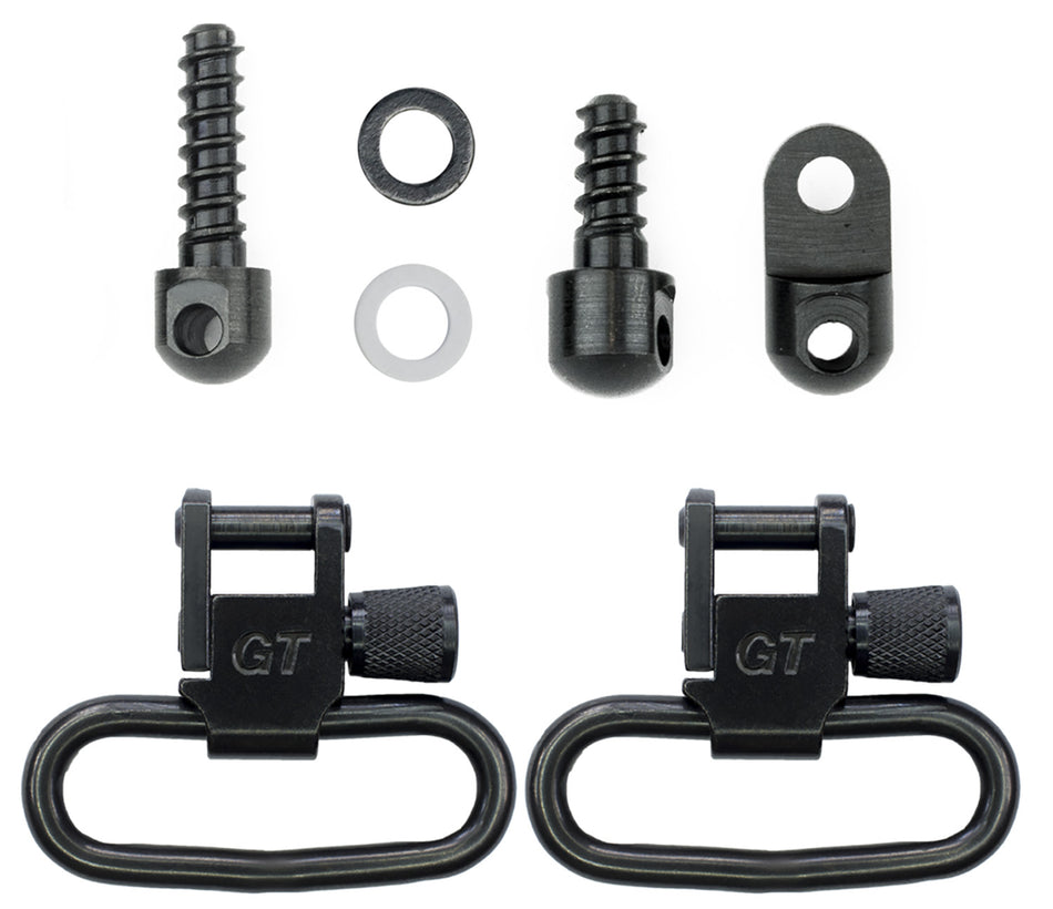 GrovTec GTSW313 Ruger 10/22 1.25" Black Phosphate Locking Swivel Set