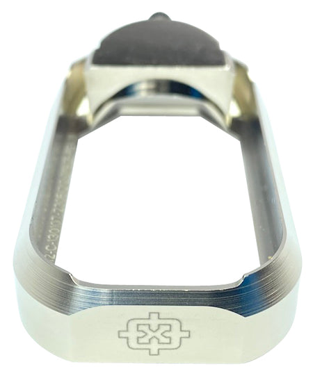Cross Armory CRGFMWSV Silver Anodized Aluminum Flared Magwell - Glock Gen 1-3