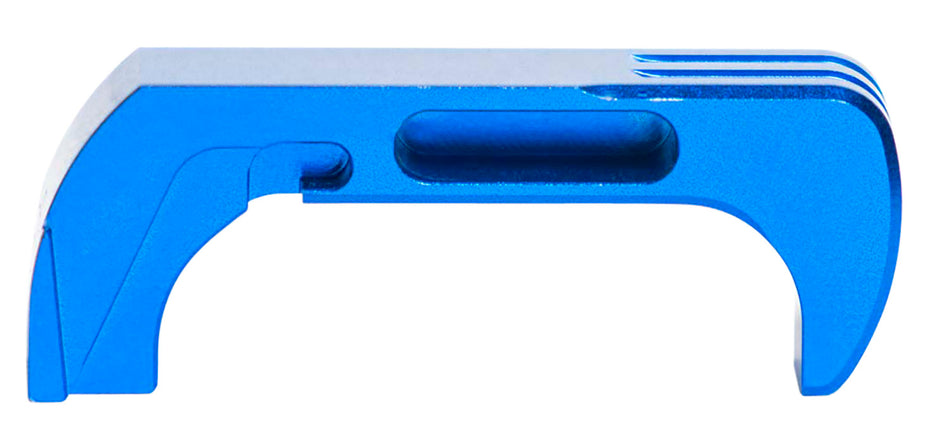 Cross Armory Extended Magazine Catch for Glock Gen4-5, Blue Anodized Aluminum