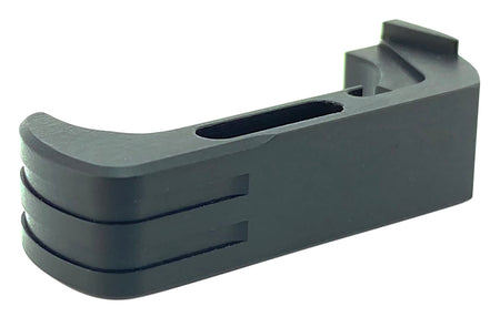 Cross Armory Extended Magazine Catch for Glock Gen4-5, Black Anodized Aluminum