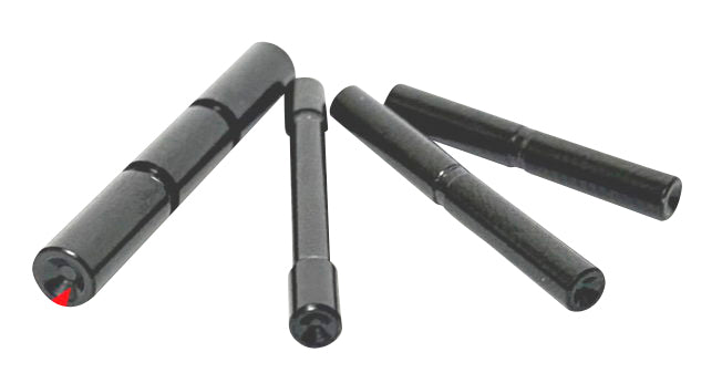 Cross Armory 4 Pin Set Dimpled Compatible with Glock Gen4 – Black Steel