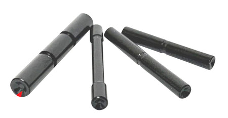 Cross Armory 4 Pin Set Dimpled Compatible with Glock Gen4 – Black Steel
