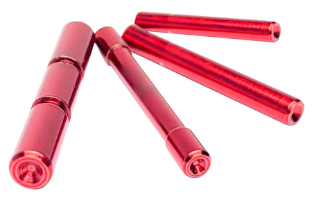 Cross Armory 4 Pin Set Dimpled Compatible with Glock Gen4 – Red Steel