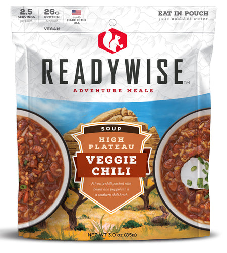 ReadyWise RW05001 Outdoor Chili Mac w/Beef Emergency Food Pouch 6 Per Case