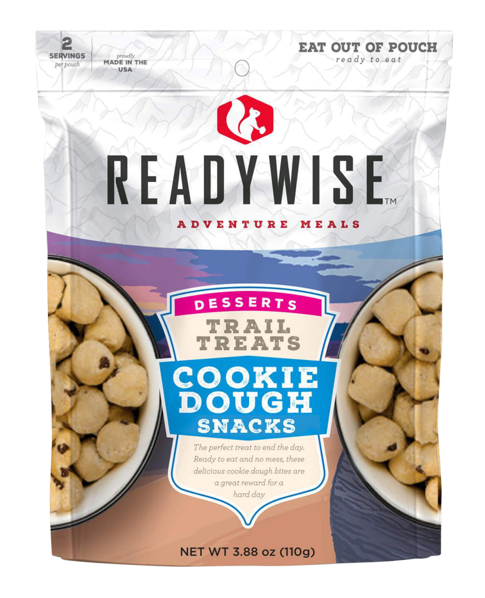 ReadyWise RW05013 Outdoor Cookie Dough Trail Snack Pouch 6 Per Case