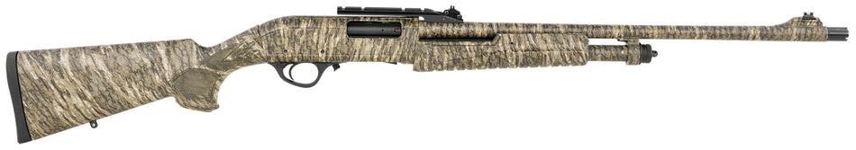 Escort HEFH2022TRBL Field Hunter Turkey 20 Gauge Pump Shotgun, 3" Chamber, 4+1 Capacity, 22" Mossy Oak Bottomland Barrel, Fixed Synthetic Stock, Right Hand