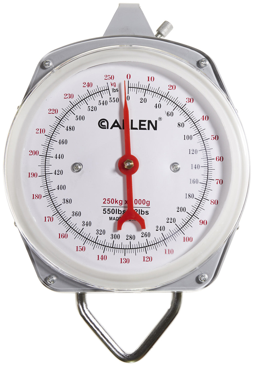 Allen 5500 Sportsmans Hanging Scale 550 Pound Capacity Adjustable Tare for Gambrels