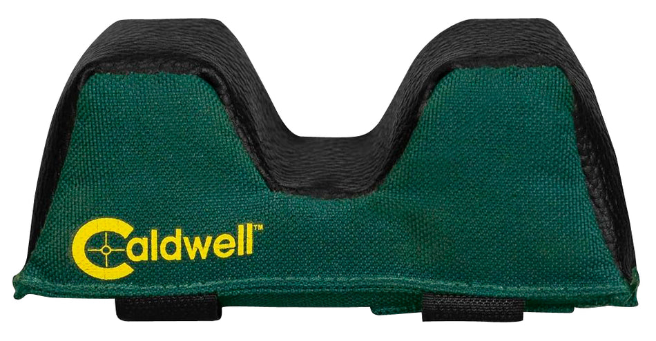 Caldwell 263234 Front Shooting Bag Filled Green 600D Polyester with Leather Padding
