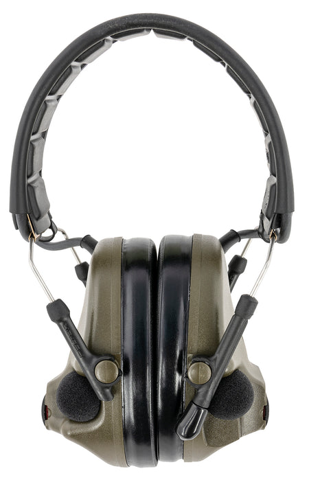 Peltor MT20H682FB09GN ComTac V 23 dB NRR OD Green Over-Head Electronic Hearing Protector