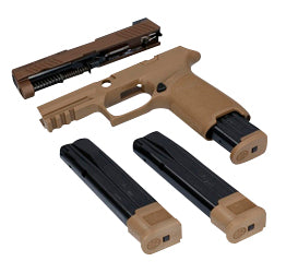 Sig Sauer 8900268 P320 M18 X-Change Kit 9mm Luger Coyote Tan w/ 17rd & 21rd Mags