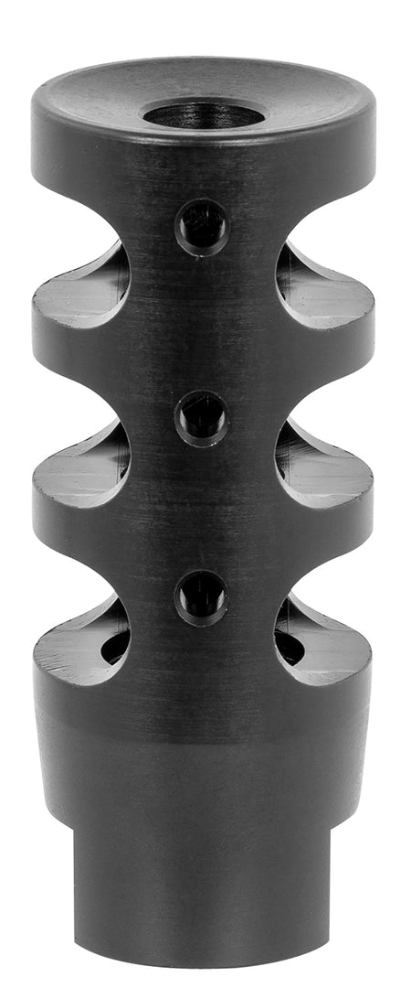 TacFire MZ10023BN 308 Win AR-10 Compact Compensator Black Nitride Steel 5/8"-24 TPI