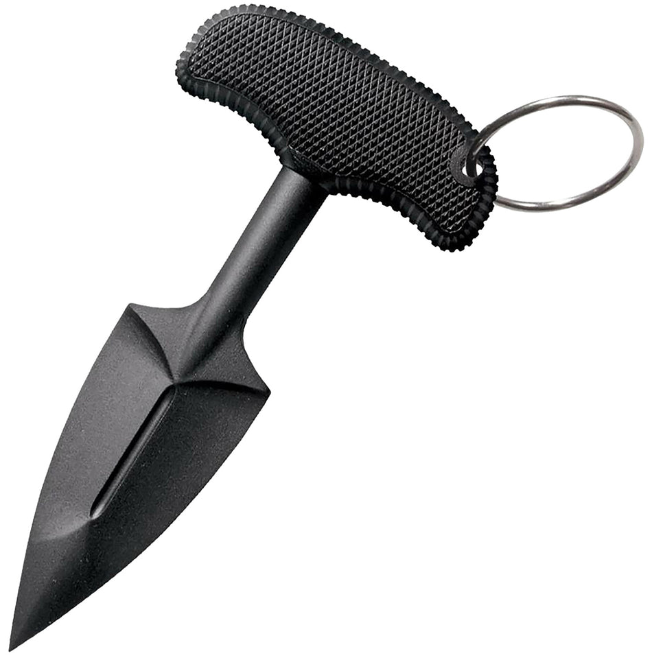 Cold Steel FGX Push Blade II 92FPB 2.25" Fixed Black Griv-Ex Blade, Black Kray-Ex Handle Rust-Proof Construction