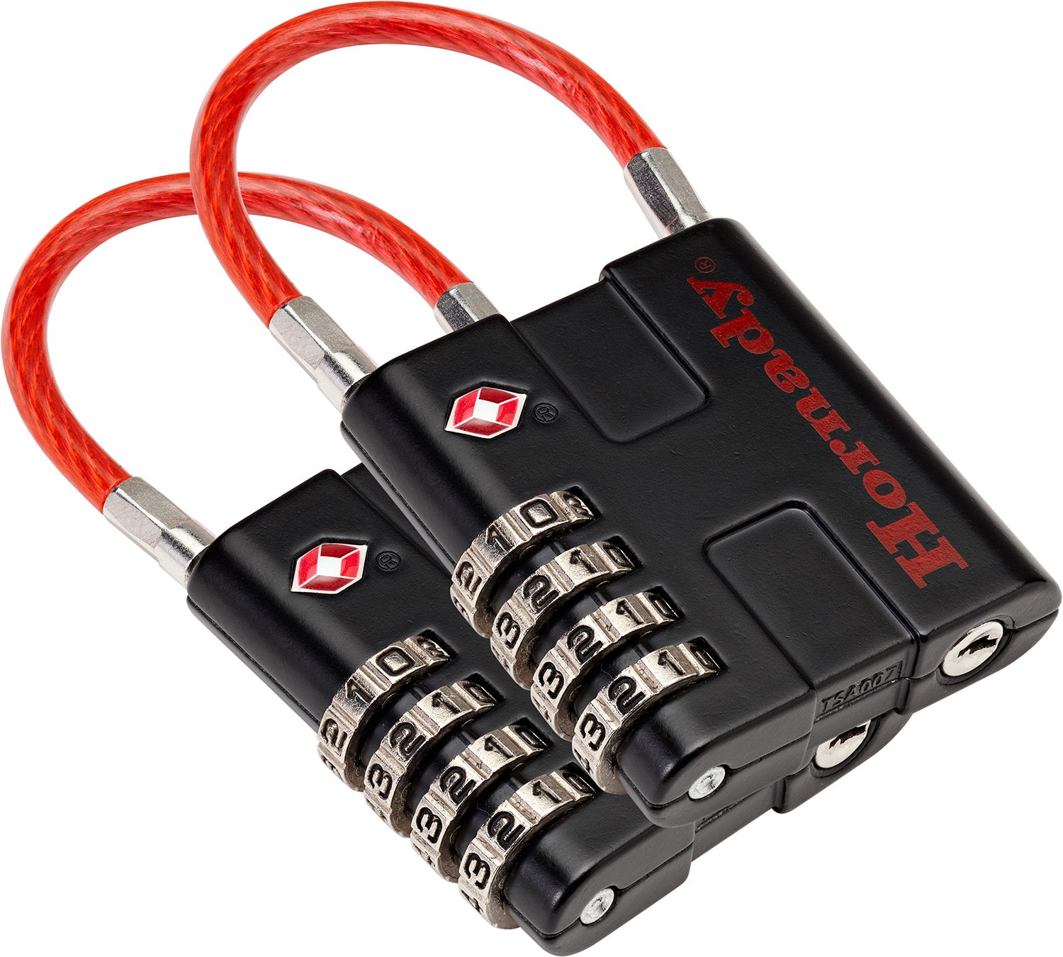Hornady TSA Approved 4-Digit Combination Cable Lock 2 Pack