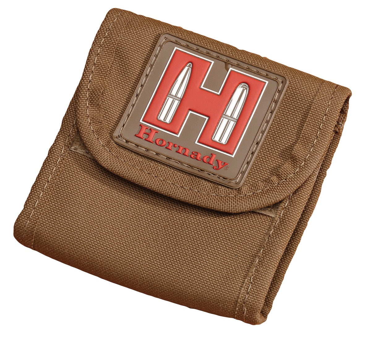 Hornady 99116 10rd Rifle Ammunition Pouch Tan Cordura Velcro