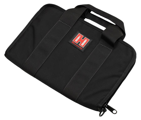 Hornady 99117 Pistol Case Soft Black Red Nylon Cordura Single Handgun