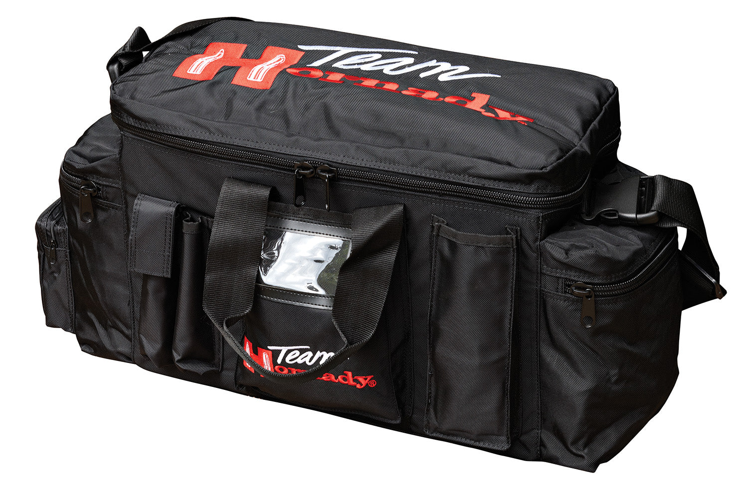 Hornady 9919 Team Hornady Range Bag Black Red Logo Nylon Large Compartment