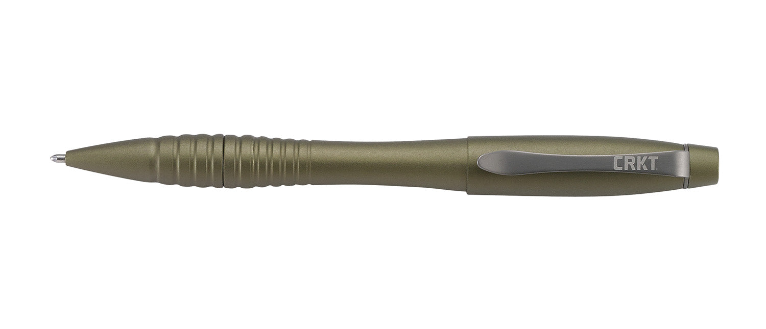 CRKT TPENWOD Williams Defense Pen OD Green 6" Aluminum with Refill Included