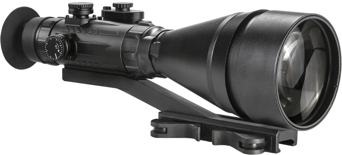 AGM Wolverine Pro-6 NL1 Night Vision Rifle Scope 6x 100mm Gen 2+ Level 1 Illuminated Red Chevron Black