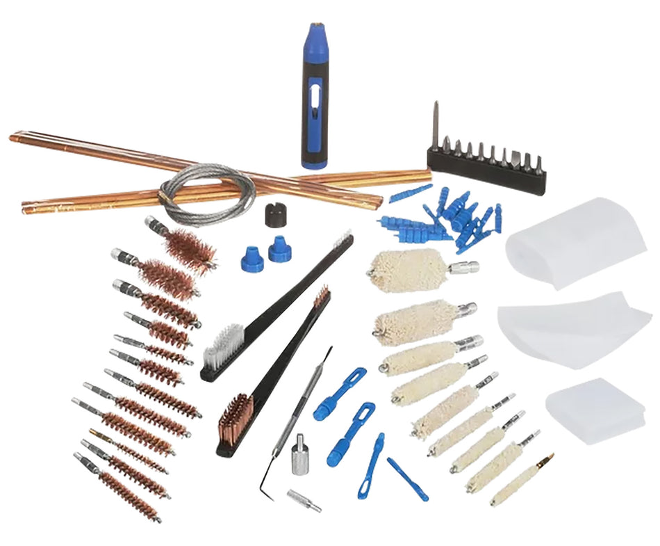 DAC 38296 GunMaster 62-Piece Super Deluxe Universal Multi-Caliber Cleaning Kit Silver
