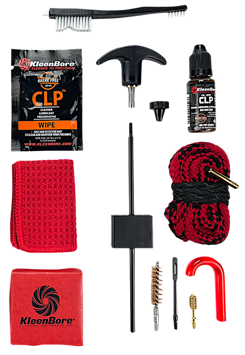 KleenBore KDS-556 .223/5.56mm Rifle Dual Cleaning System Rod & Rope Cleaner Steel 30"