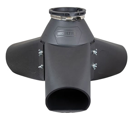 Moultrie MFG13338 Gravity Feeder Kit with Reinforced Quicklock Adapter for Corn or Protein Pellets, Black