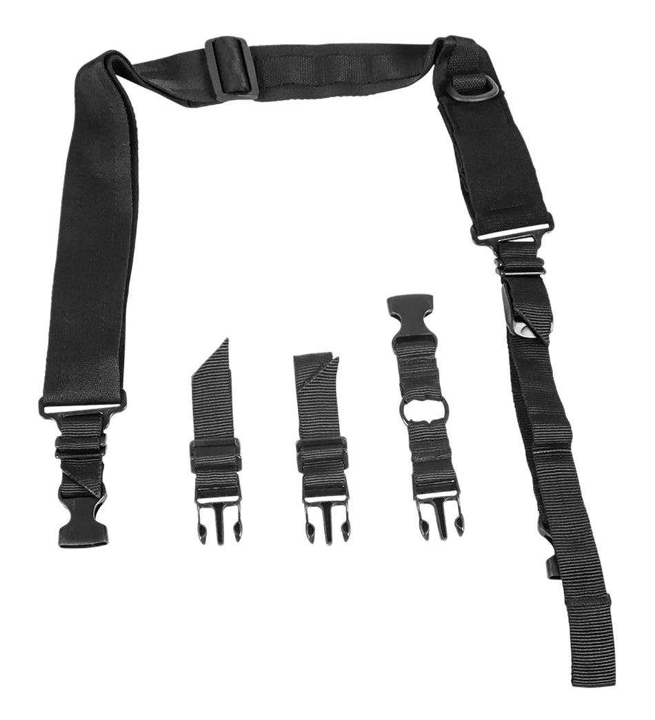 NcStar AARS2PB VISM Elastic Shock-Cord Bungee Sling Black Nylon 55"-72" Adjustable