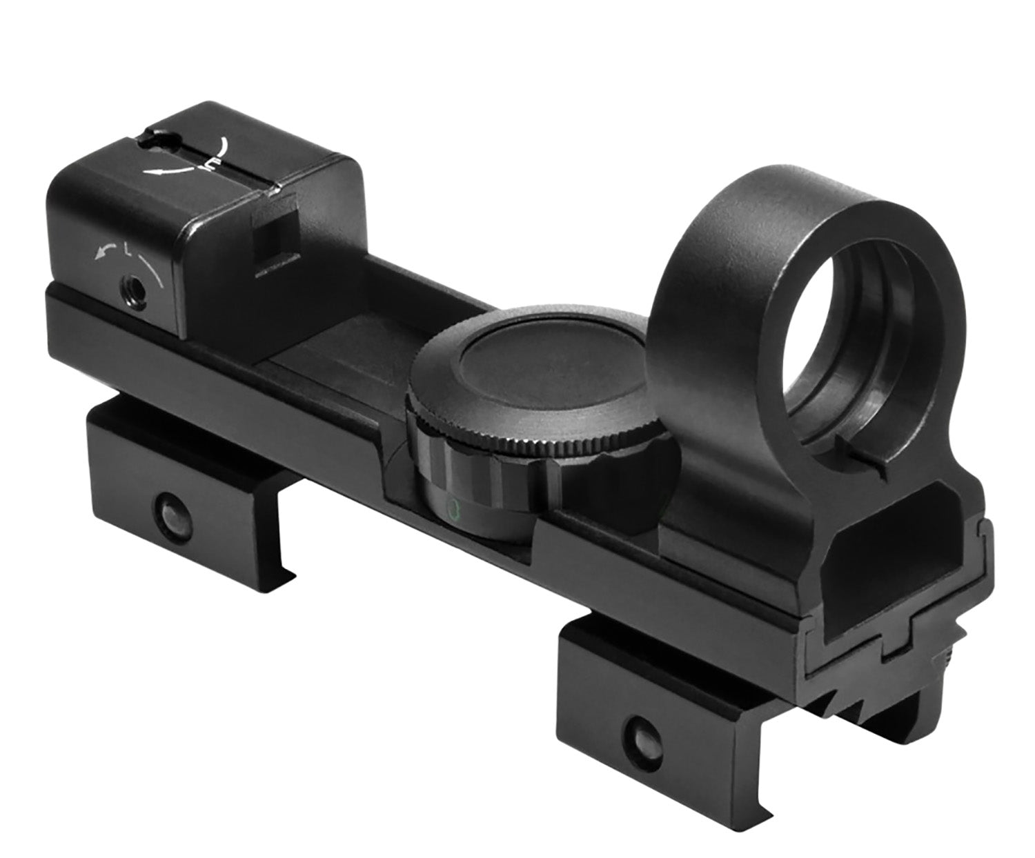 NcStar DAB 1x 25mm Black Anodized Red Green Dot Reflex Sight Weaver Dovetail Mount