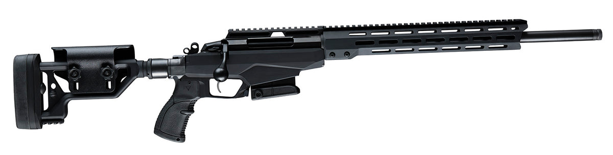 Tikka T3x Tac A1 .308 Win Bolt-Action Rifle, 10+1 Capacity, 20" Barrel, Black Aluminum-Bedded Fixed Stock