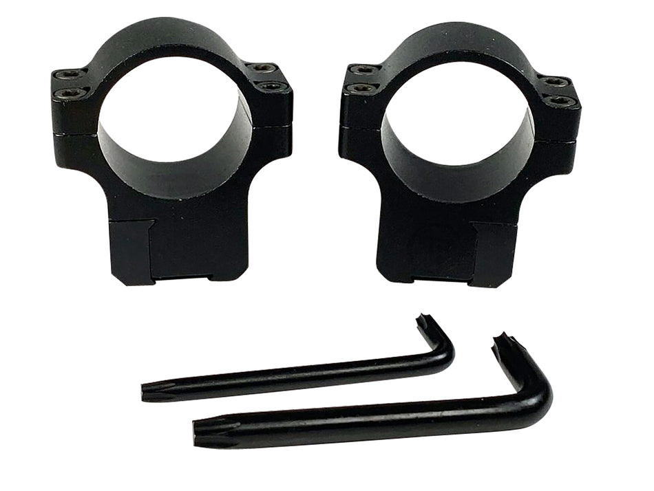CZ-USA 40086 1-Inch Medium Scope Rings for CZ 457/455 Matte Black