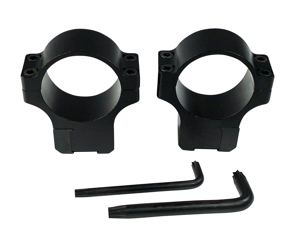 CZ-USA 40087 30mm Medium Scope Rings for CZ 457/455 Matte Black