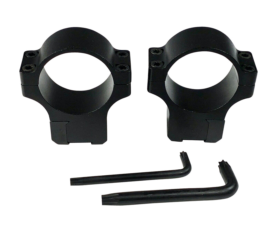 CZ-USA 40087 30mm Medium Scope Rings for CZ 457/455 Matte Black