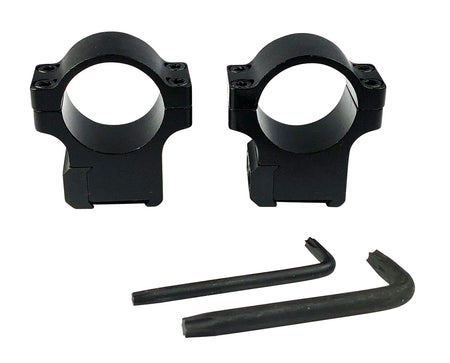 CZ-USA 40088 1" Aluminum Scope Rings for CZ 527 Black