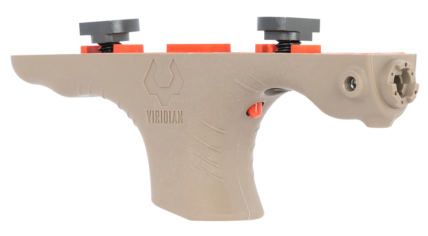 Viridian HS1 9120038 Flat Dark Earth Integrated Red Laser Hand Stop M-Lok AR Firearm Accessory