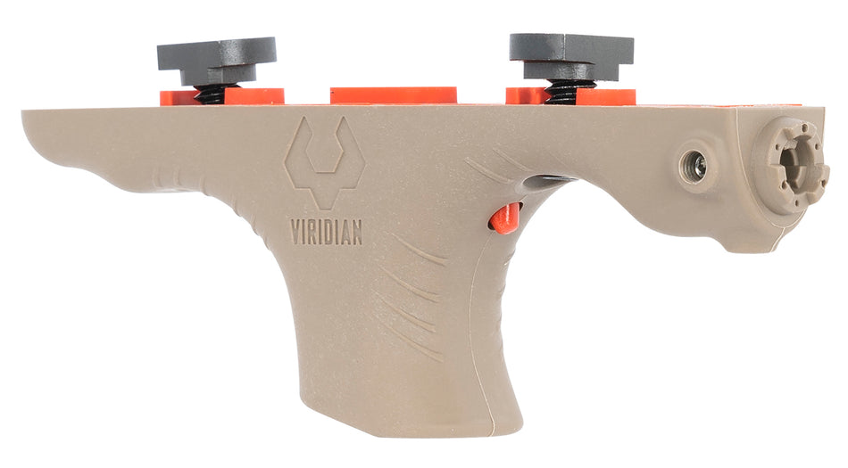 Viridian HS1 9120038 Flat Dark Earth Integrated Red Laser Hand Stop M-Lok AR Firearm Accessory