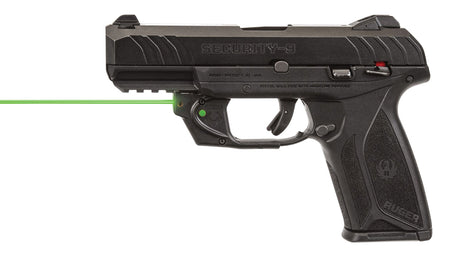Viridian E-Series 9120023 Green Laser Sight Ruger Security 9 380 Full Size Compact Trigger Guard Black