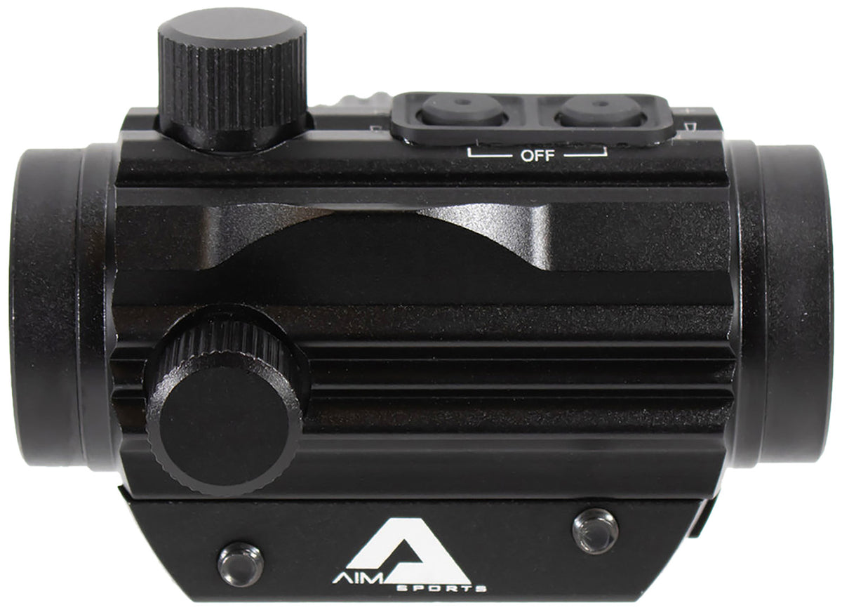 Aim Sports RD120PE 1x20mm 5 MOA Dual Illuminated Red/Green Micro Dot Black Anodized